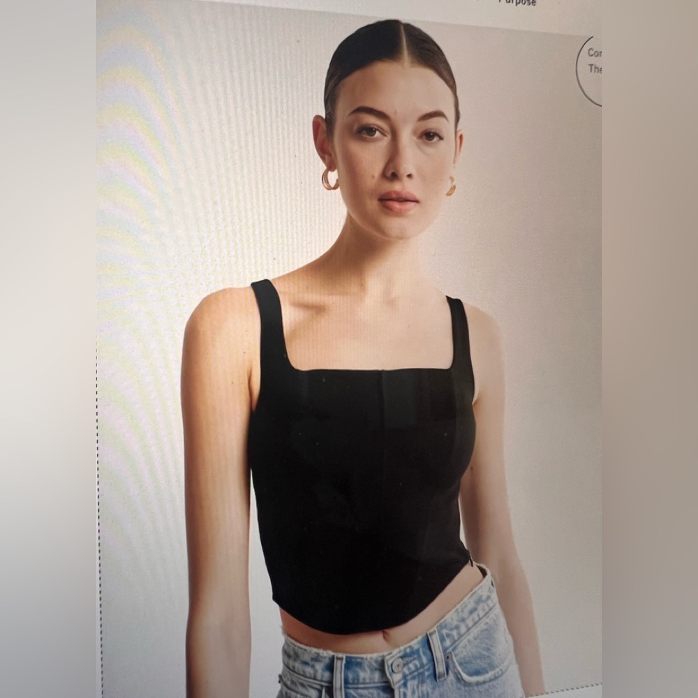 Abercrombie and Fitch - black corset top